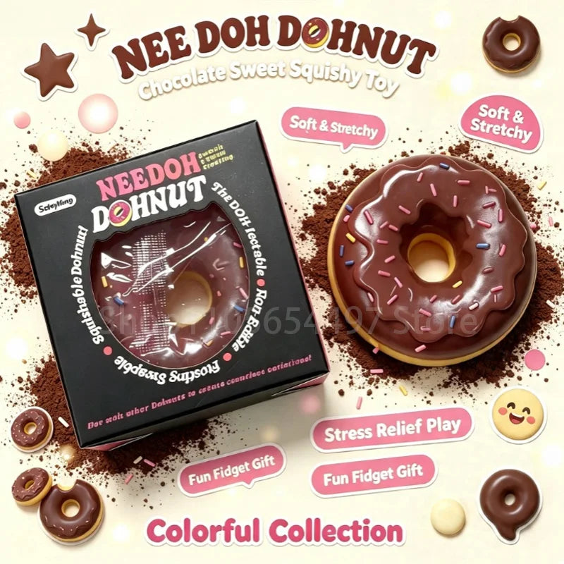 NeeDoh Is Non-Edible Squishy Sensory Toy. It Stretches to Ease Tension, Relieve Stress and Soothe Mood