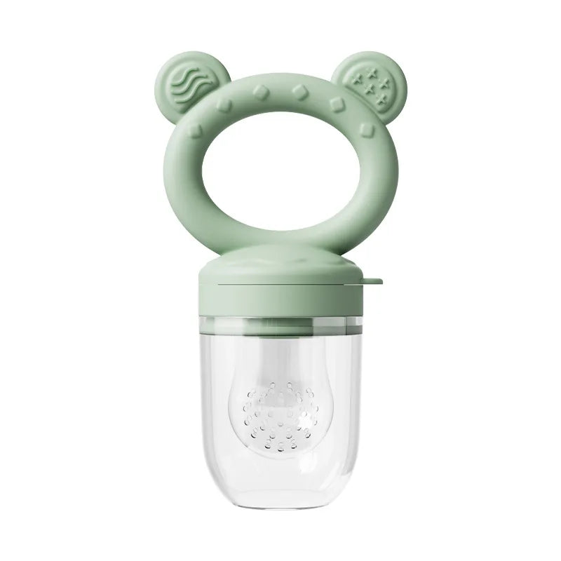 Silicone Baby Fruit Feeder Set Breastmilk Popsicle Freezer Molds for Baby Teething & Infant Self Feeding Storage Container