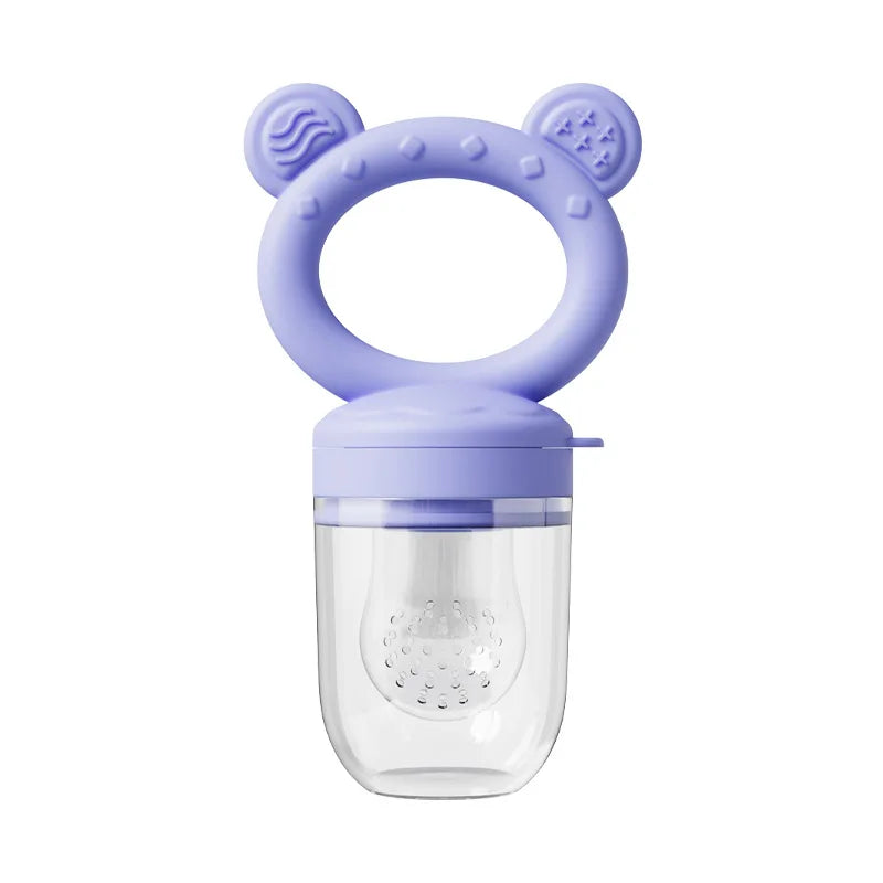 Silicone Baby Fruit Feeder Set Breastmilk Popsicle Freezer Molds for Baby Teething & Infant Self Feeding Storage Container