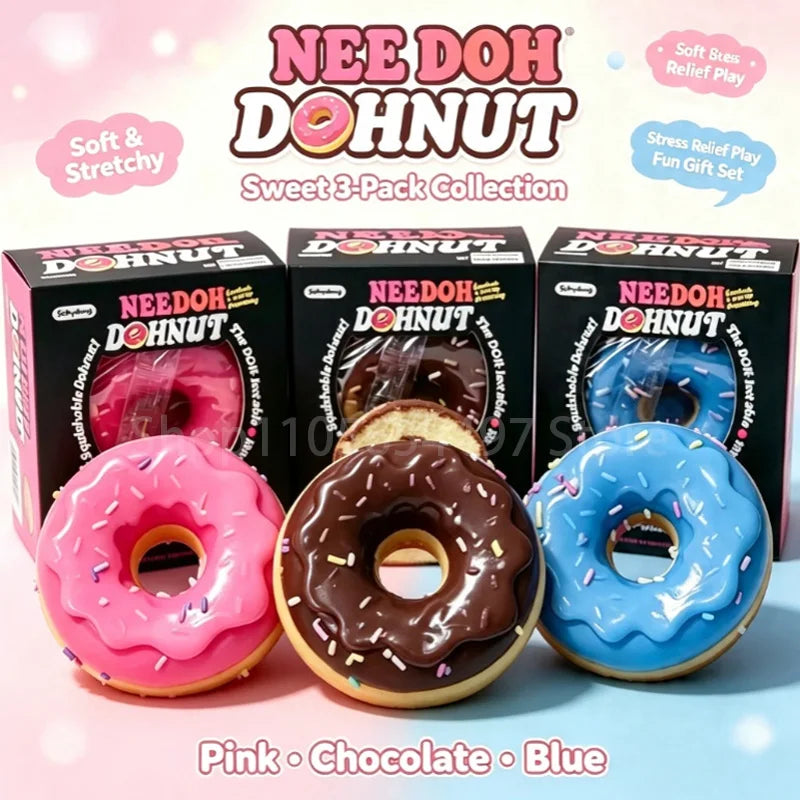 NeeDoh Is Non-Edible Squishy Sensory Toy. It Stretches to Ease Tension, Relieve Stress and Soothe Mood