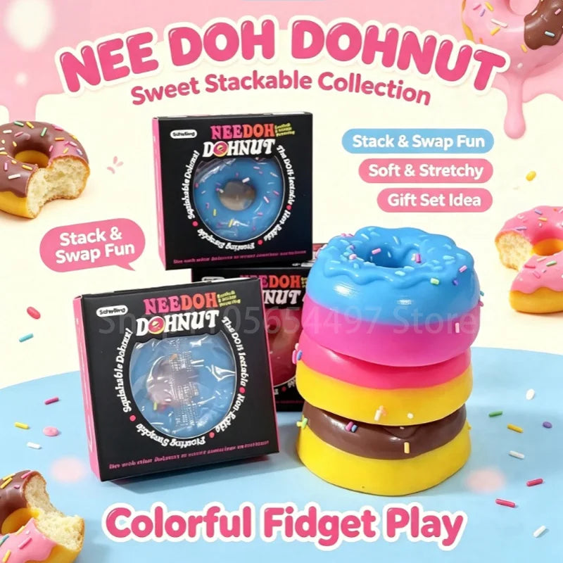 NeeDoh Is Non-Edible Squishy Sensory Toy. It Stretches to Ease Tension, Relieve Stress and Soothe Mood